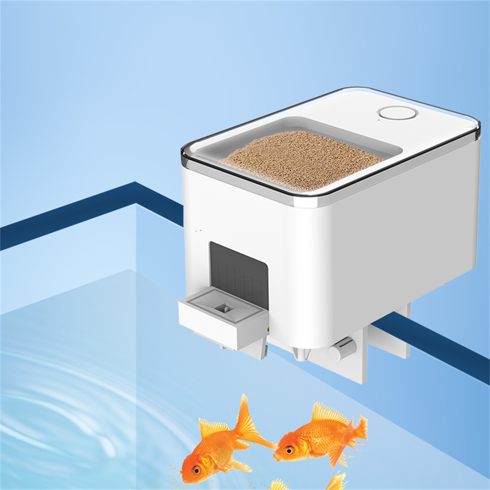 Aquarium Fertilizer - WiFi スマート自動フィーダー水族館金魚タイミングフィーダー大容量アプリ制御給餌記録リマインド魚フィーダー