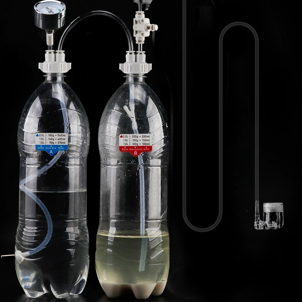 DIY CO2 バルブディフューザー水族館供給水槽水草自家製 - Aquarium Liquid Carbon のレビューと価格