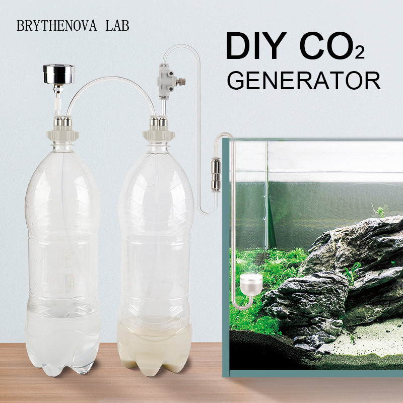CO2発生器 水槽用CO2システムキット 発生器バルブボトル - Aquarium Moss のレビューと価格