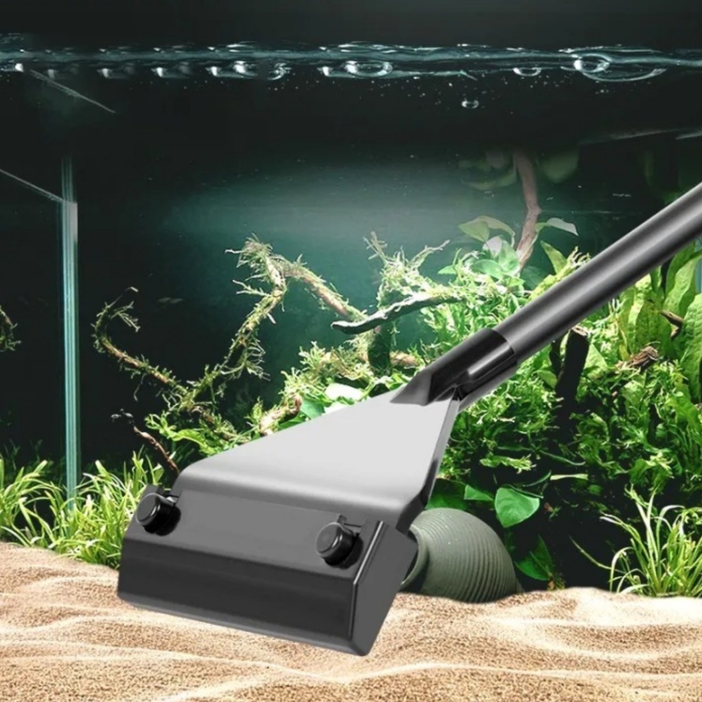 手持ち式の水槽用カーボンファイバー製クリーニングツール。平ら - Aquarium Liquid Carbon のレビューと価格