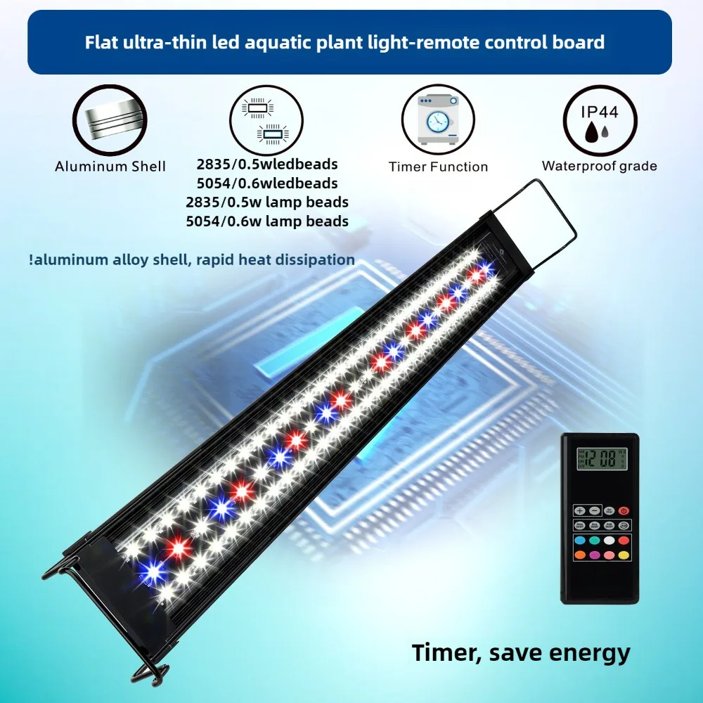 プログラム可能なLED水族館ライト、リモコン付きLED水槽ラ - Planted Aquarium Algae Control のレビューと価格