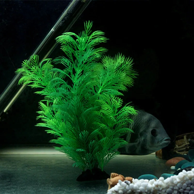 人工水族館の装飾植物水中水草水生プラスチック植物水槽水族館の - Aquarium Plant Substrate のレビューと価格