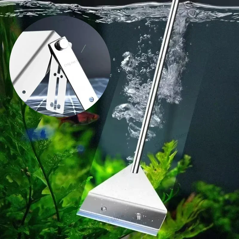 水槽クリーニングツールフラット砂藻類除去デュアルユースガラス - Planted Aquarium Cleaning のレビューと価格