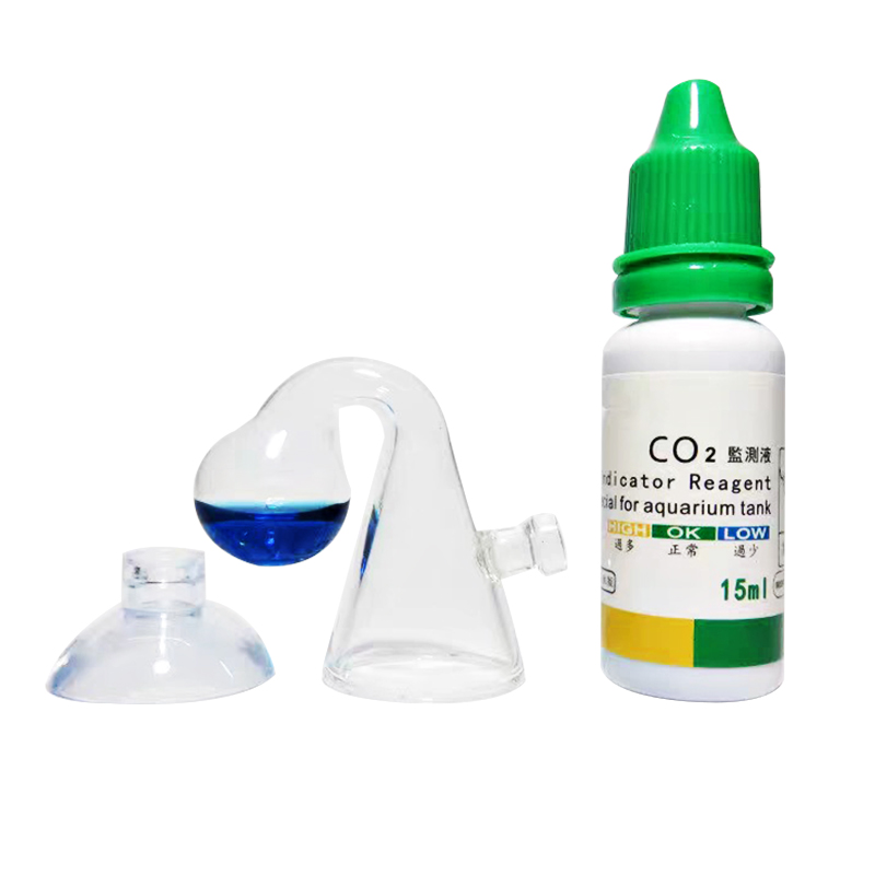 水族館 CO2 インジケーター DIY 水槽ガラス液体テスタ - Aquarium Liquid Carbon のレビューと価格