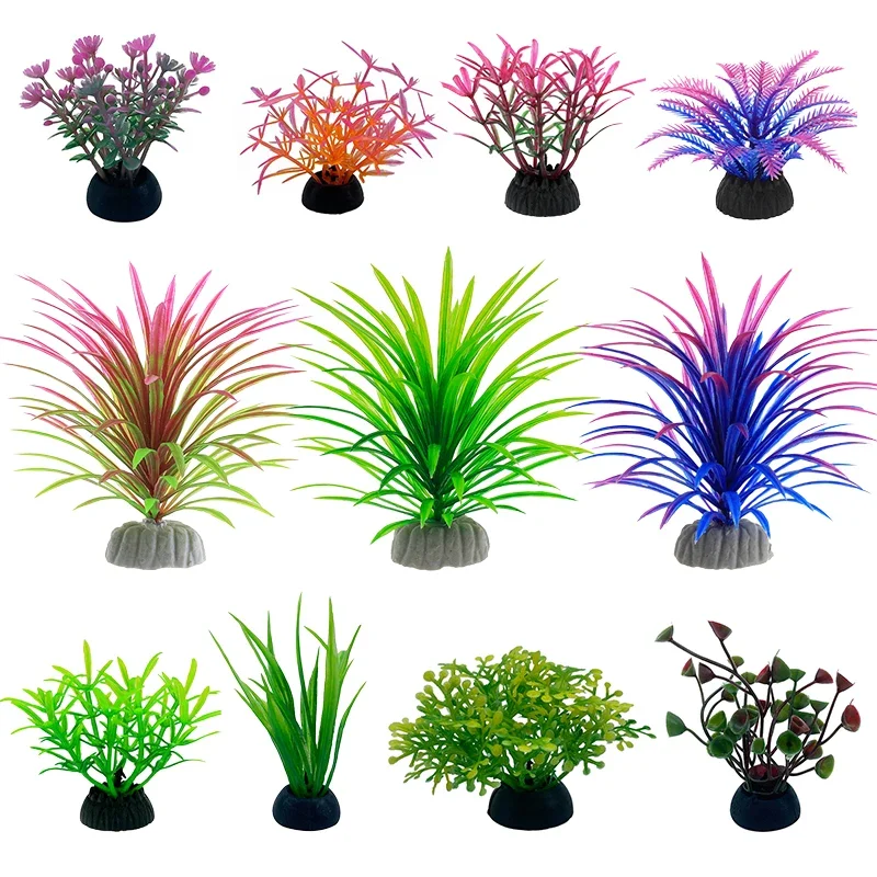PVC 水族館装飾シミュレーション人工葉植物環境保護材料水族 - Aquarium Plants Live のレビューと価格