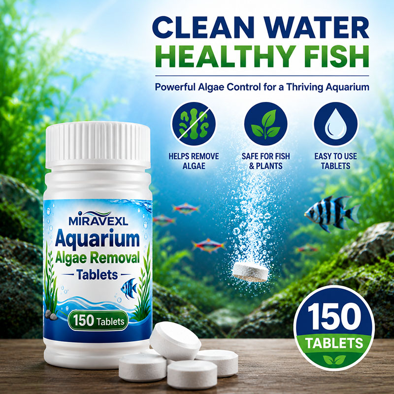 ミラベックスL 150 水槽藻類除去タブレット、安全な藻類抑 - Aquarium Fertilizer のレビューと価格