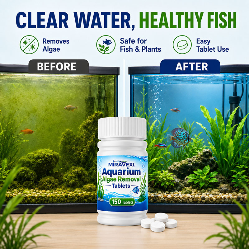 ミラベックスL 150 水槽藻類除去タブレット、安全な藻類抑 - Aquarium Fertilizer のレビューと価格