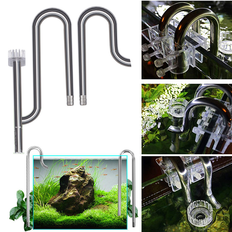 新しい水槽の底部ステンレス鋼と回転フィルターを備えた魚の植物 - Aquarium Planted Tank Filter のレビューと価格