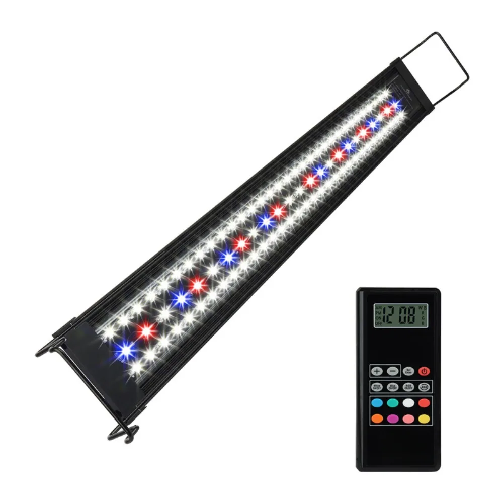LED プログラム可能な水族館ライト、リモコン LED 水生 - Planted Aquarium Algae Control のレビューと価格