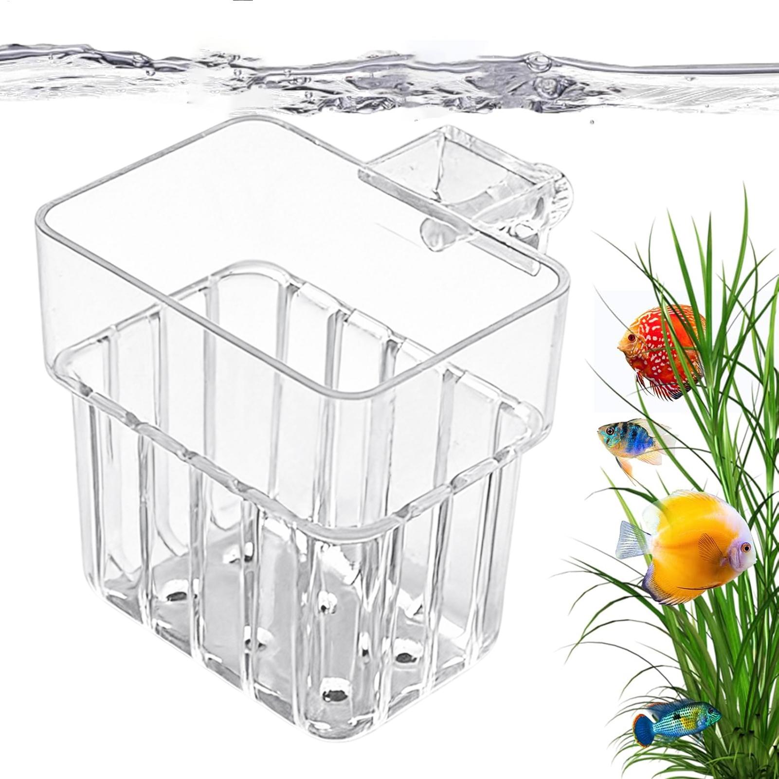 水槽用透明ハンガーポット 吊り下げ可能な水槽植物ホルダー 水 - Plant Aquarium Pot のレビューと価格