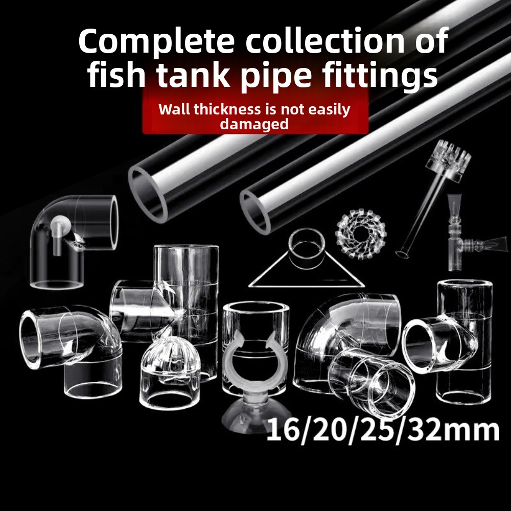 DIYクリアアクアリウムスキマーアクリル製リリーパイプ回転式 - Aquarium Planted Tank Filter のレビューと価格