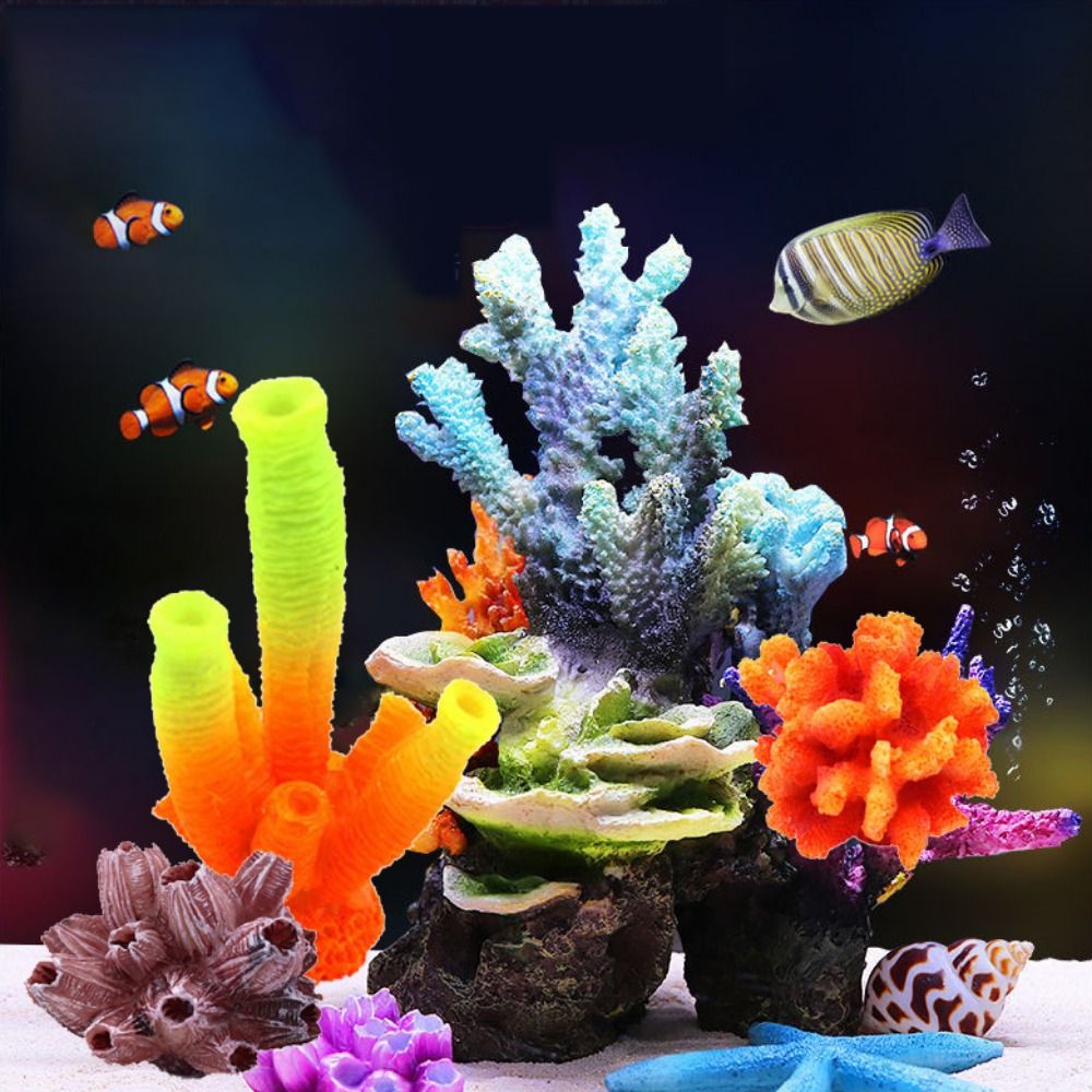 カラフルな 1 PC リアルな人工シミュレーション水中海サン - Aquarium Plant Substrate のレビューと価格