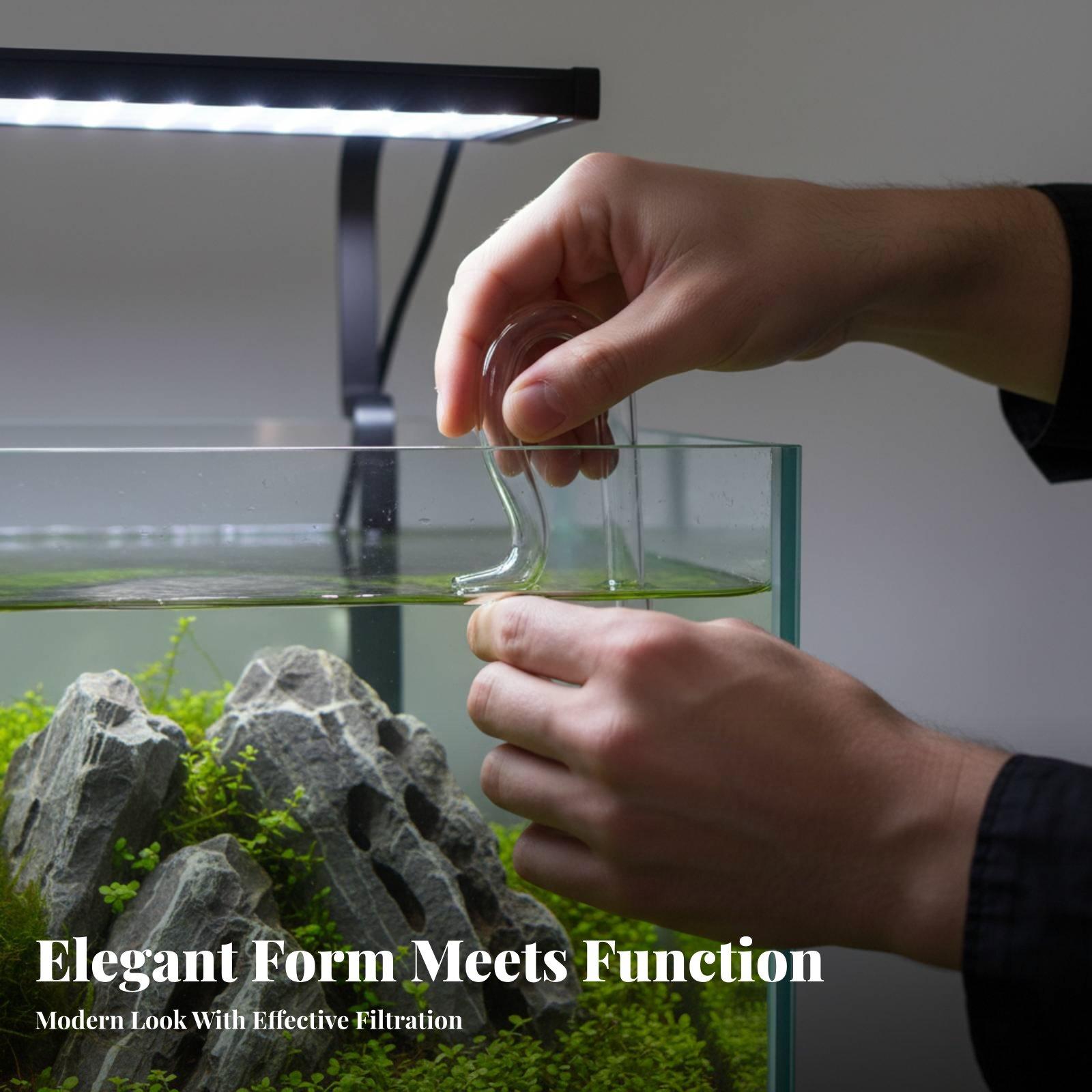 水槽用ガラス製リリーパイプ工業用チューブ、水槽用外部フィルタ - Aquarium Planted Tank Filter のレビューと価格