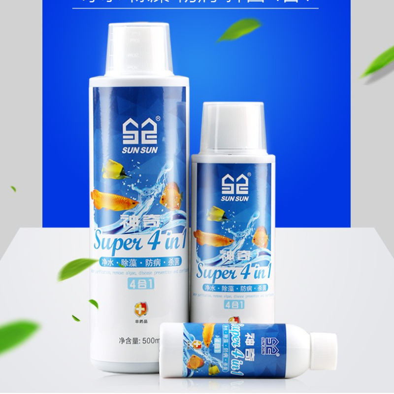 サンサン 4-in-1 水槽ウォーターコンディショナー -  - Planted Aquarium Algae Control のレビューと価格